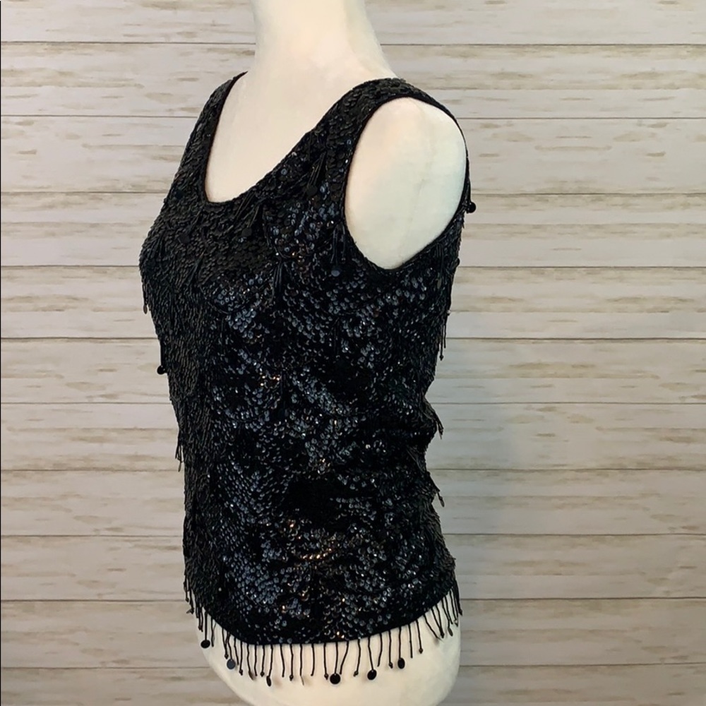 Vintage 1960s Beaded Tank - Picture 4 of 8